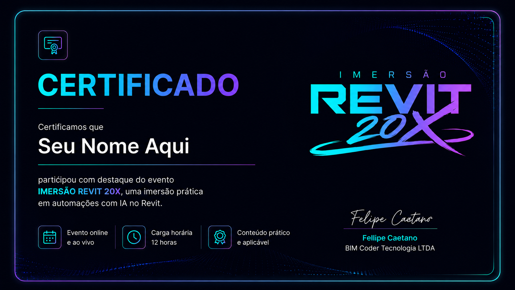 Certificado de participação
